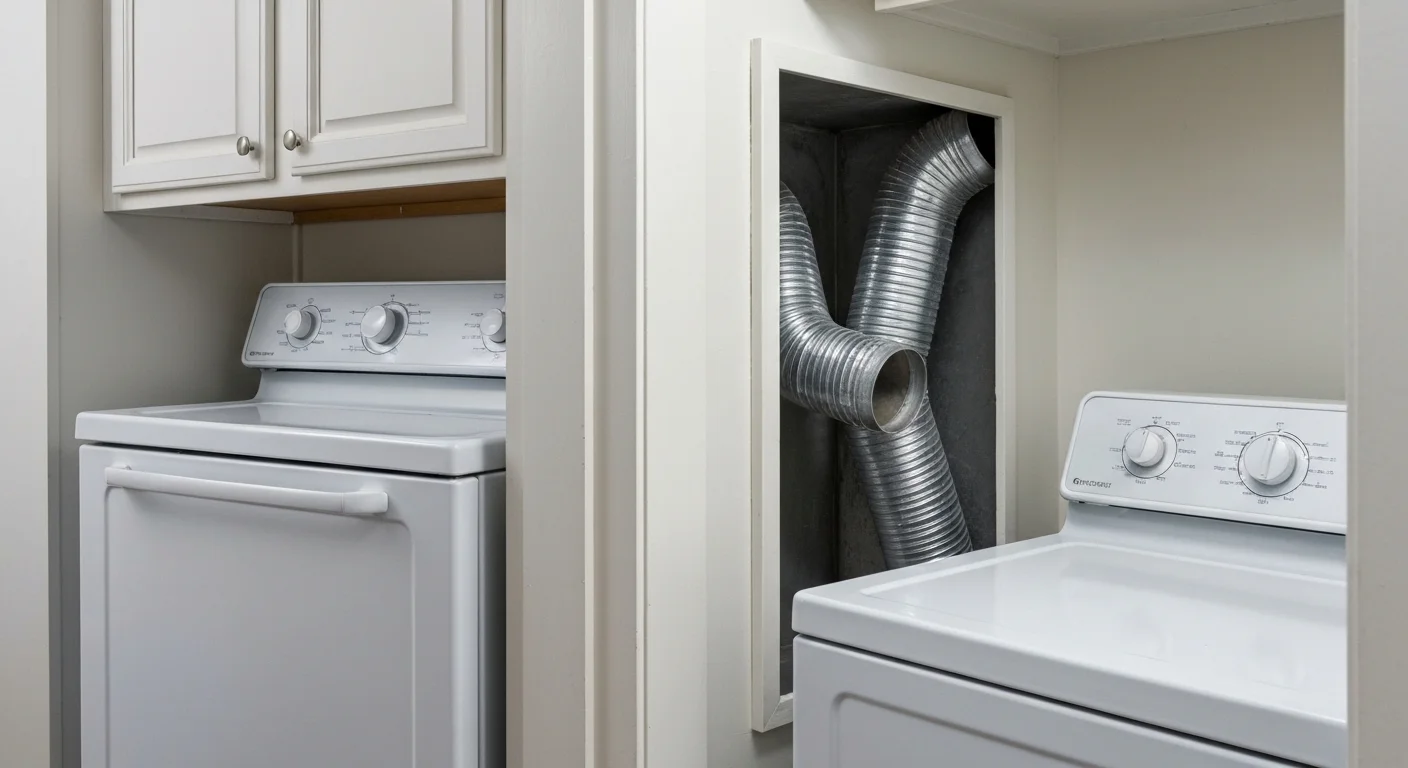 Clean clear dryer vent after professional cleaning in Silver Spring MD