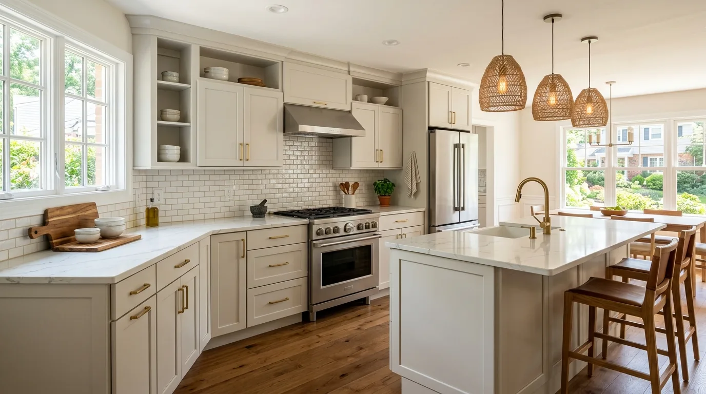 Kitchen remodel cost in Silver Spring — a remodeled kitchen