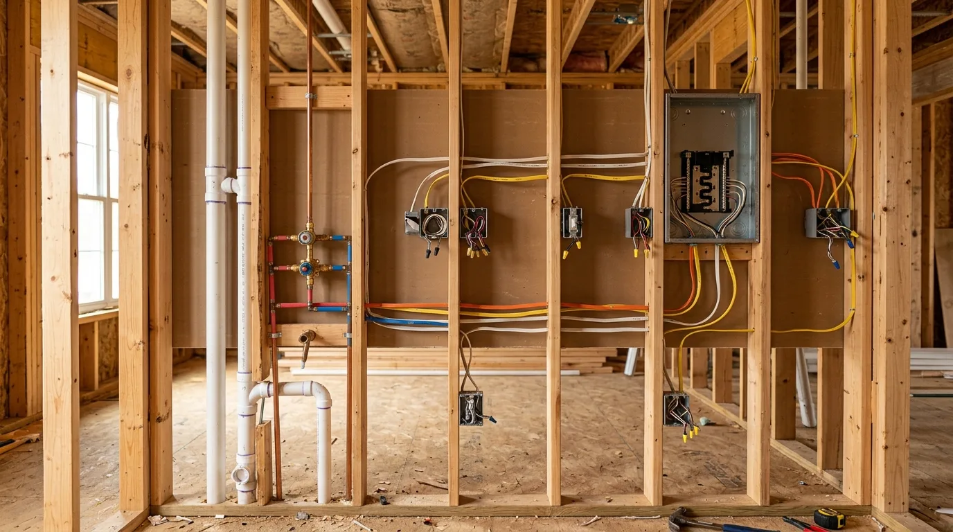 Remodel permit in Montgomery County — Rough-in inspection before drywall in a Montgomery County MD remodel