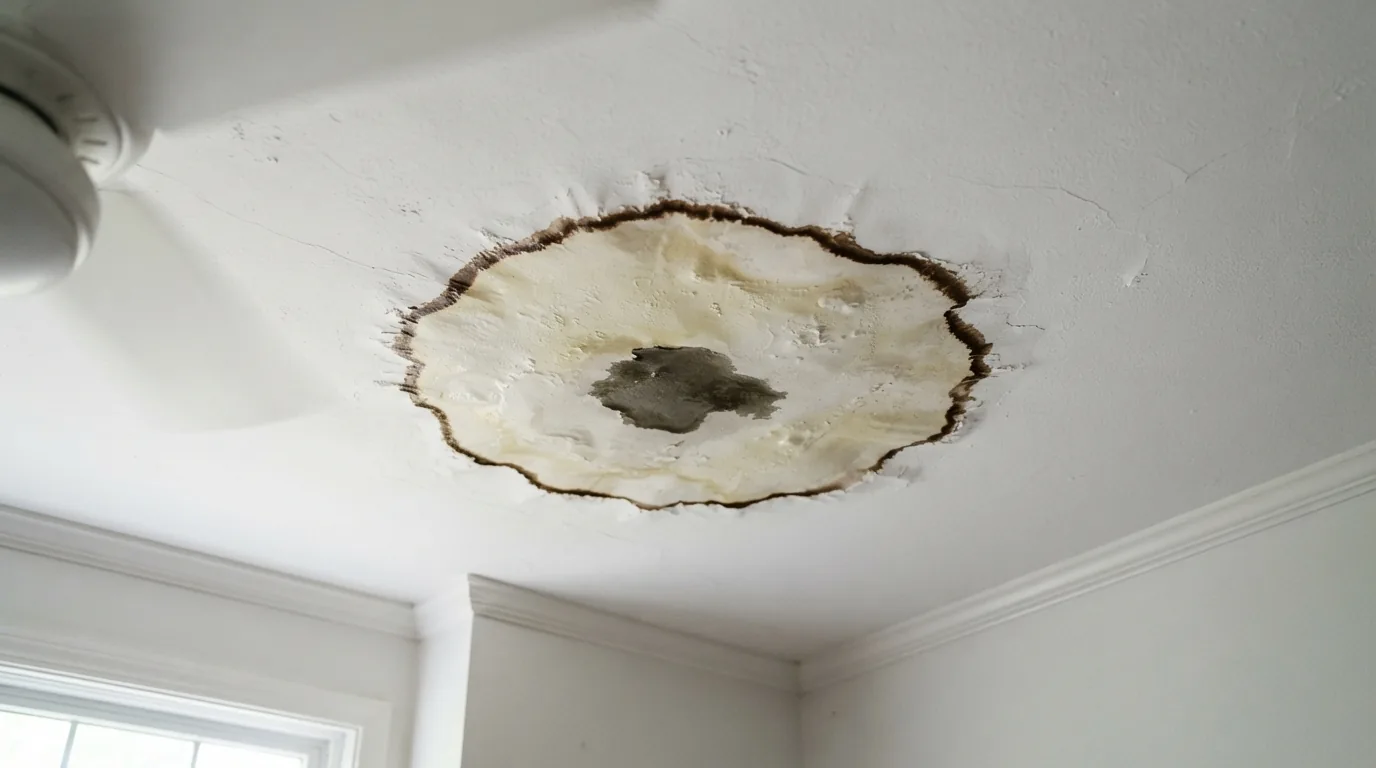 Ceiling Repair: Water Stains, Cracks and When the Whole Sheet Comes Down
