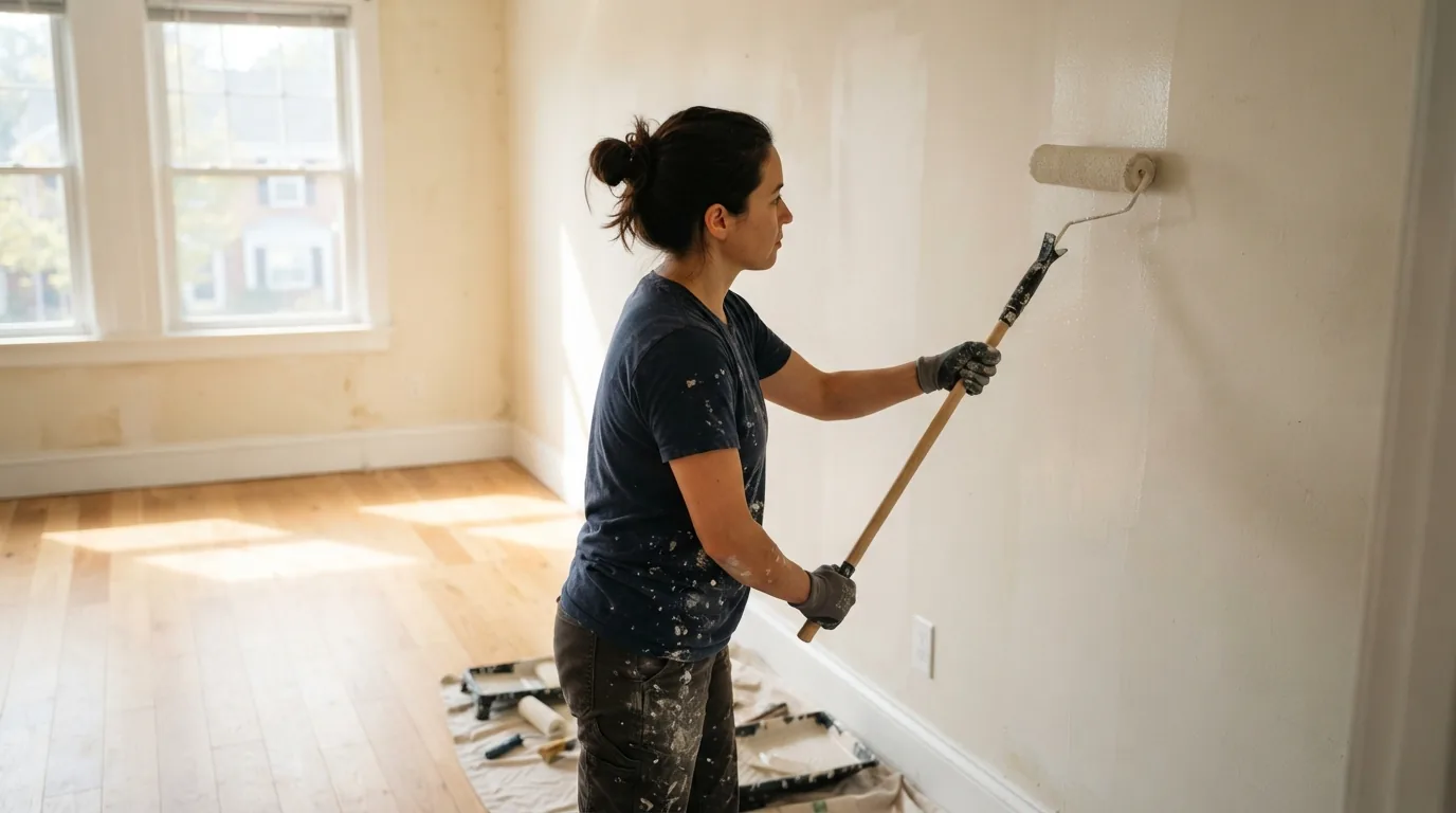 Tenant turnover repairs — repainting a rental unit between tenancies
