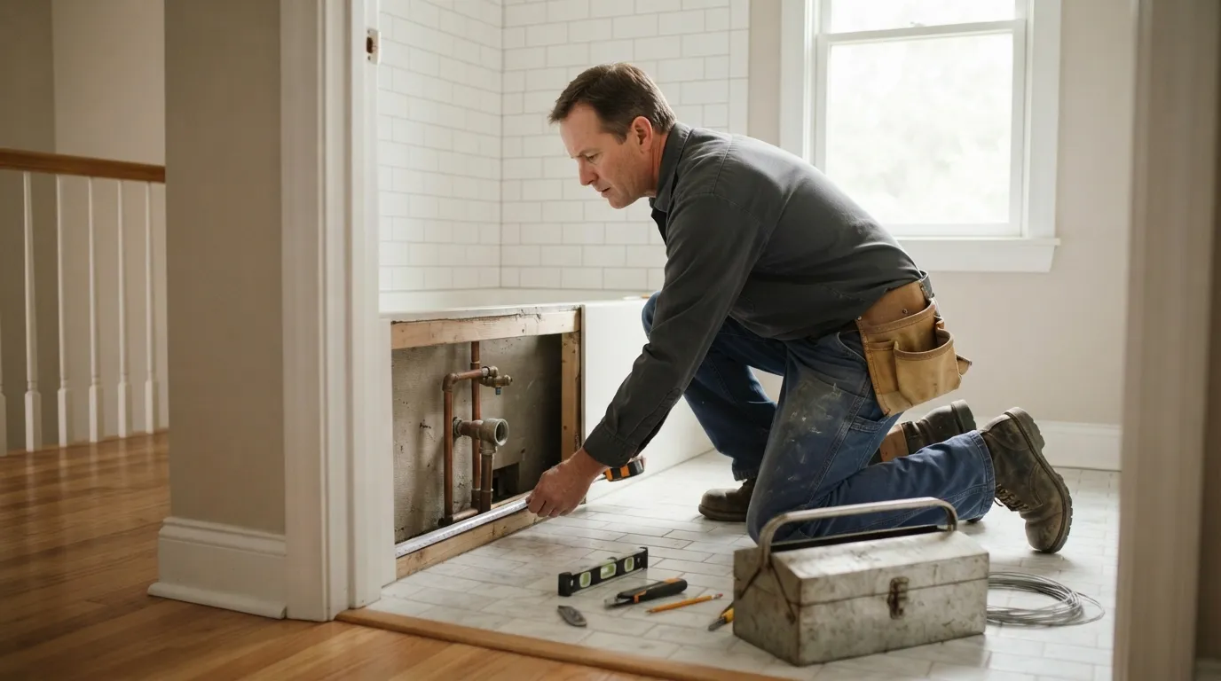 What licensed bathroom contractors do, and how to verify them